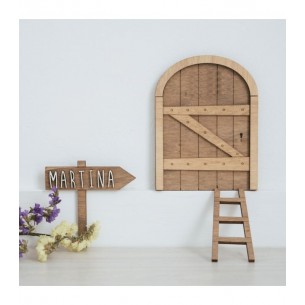 Puerta personalizada de madera