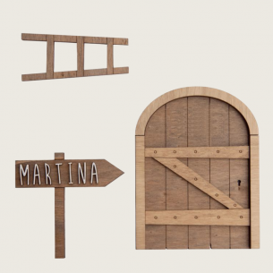 Puerta personalizada de madera 2