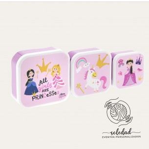 SET 3 CAJITAS DE ALMUERZO...